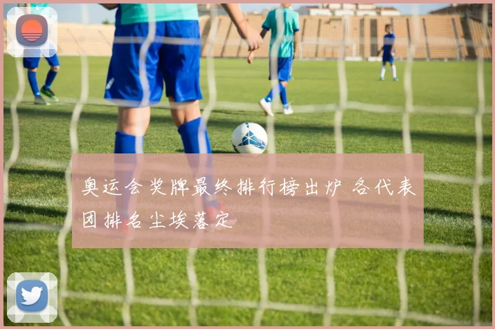 奥运会奖牌最终排行榜出炉 各代表团排名尘埃落定